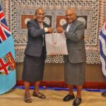 Kiribati President give away gift to Fiji